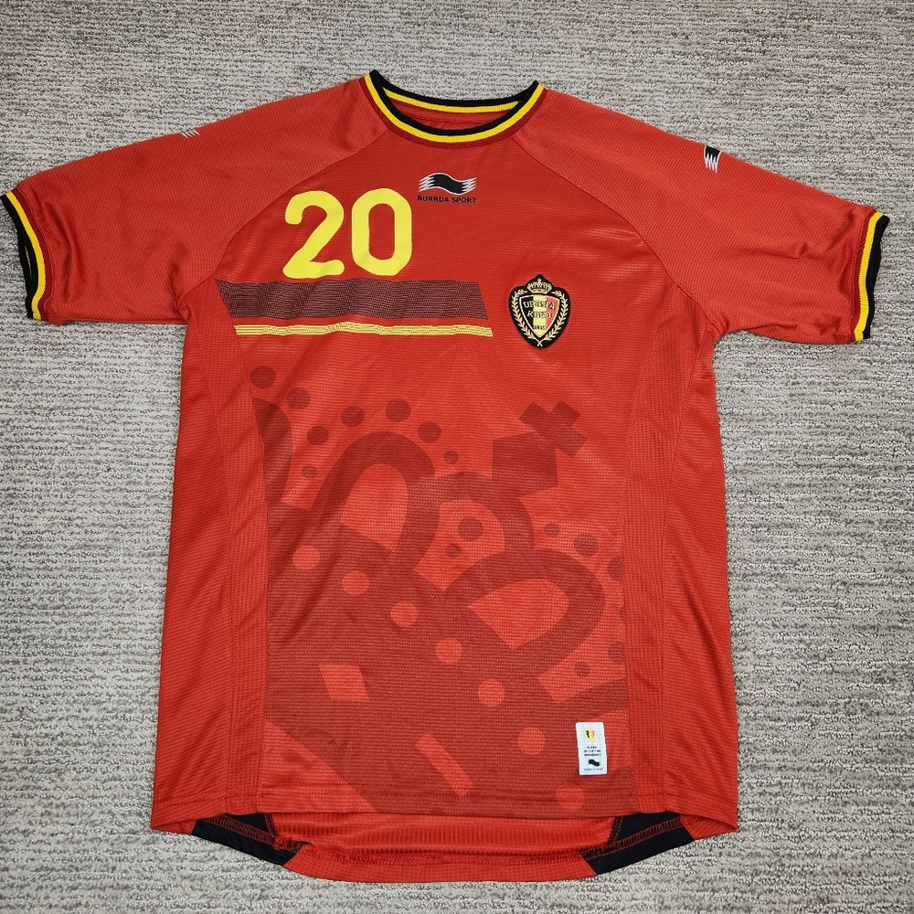 Belgium Home Jersey World Cup Januzaj Size M Red Soccer FIFA Shirt Burrda Sport